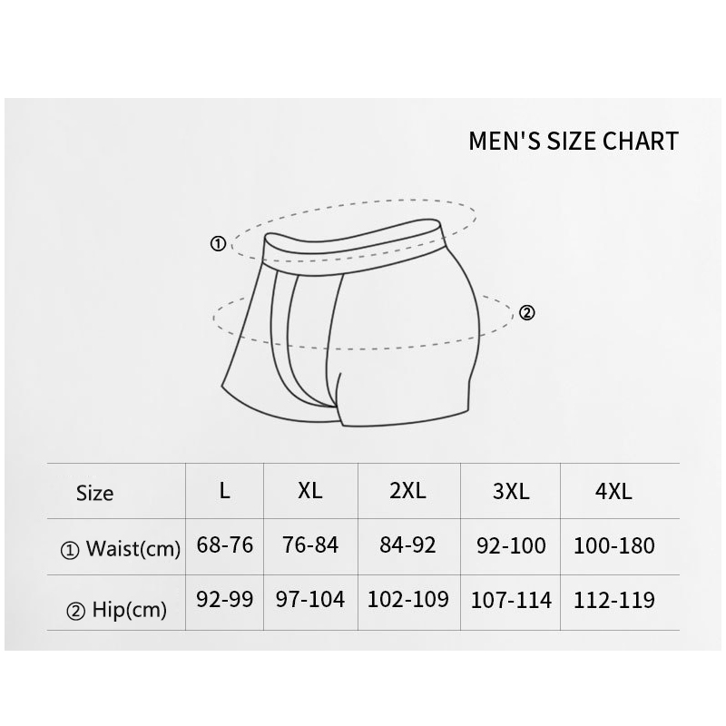 3pcs Man Underwear Bamboo Fibe - Bamboo Fiber Trunk 评论和价格