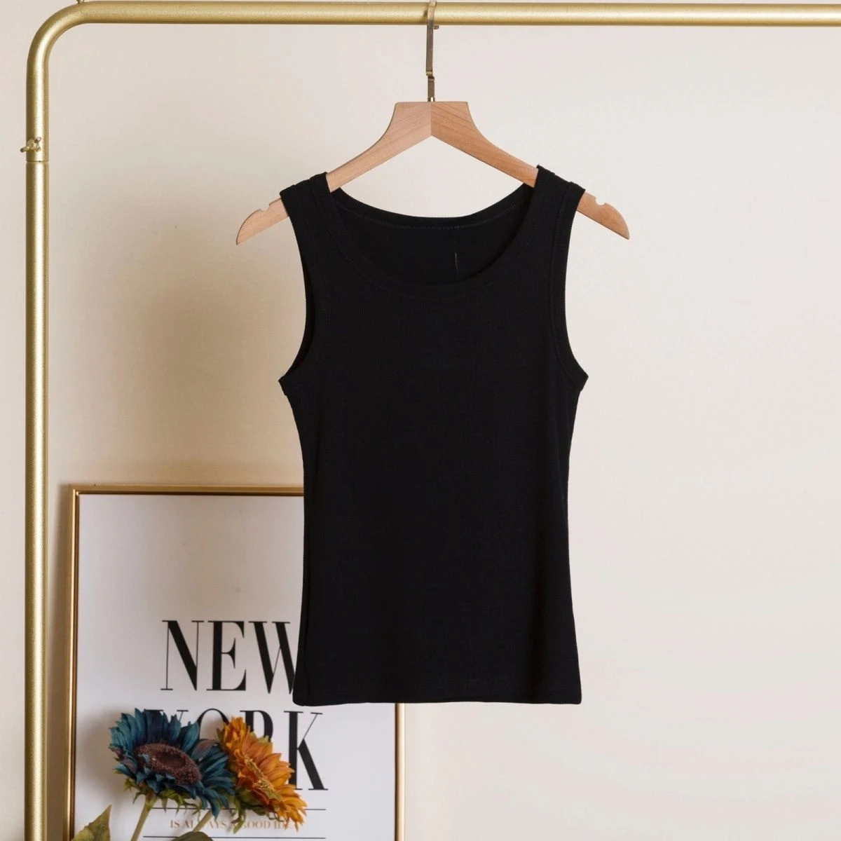 Ribbed Tank with Lady Luck Sku - Tank Top Ribbed 评论和价格