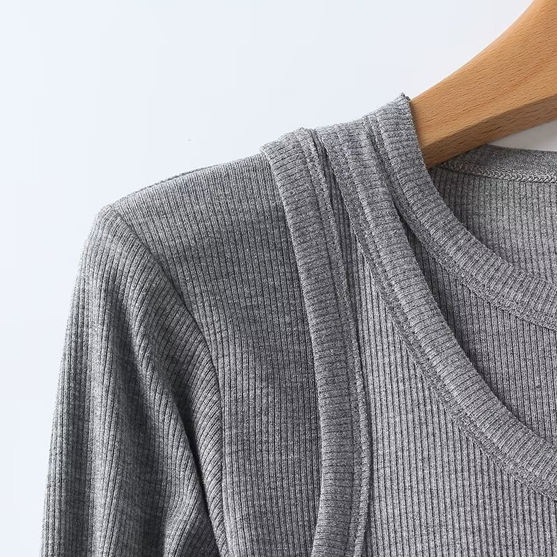 Dave&Di Long Sleeve Tshirts Wo - Tank Top Ribbed 评论和价格
