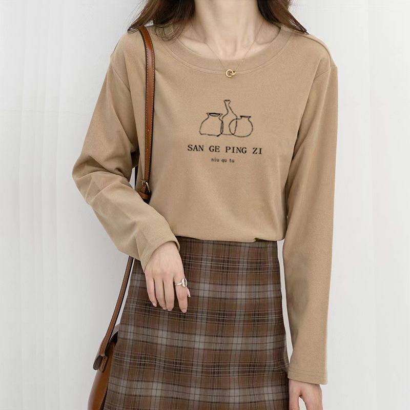 Women Korean Style Crew Neck B - Undershirt Crew Neck 评论和价格